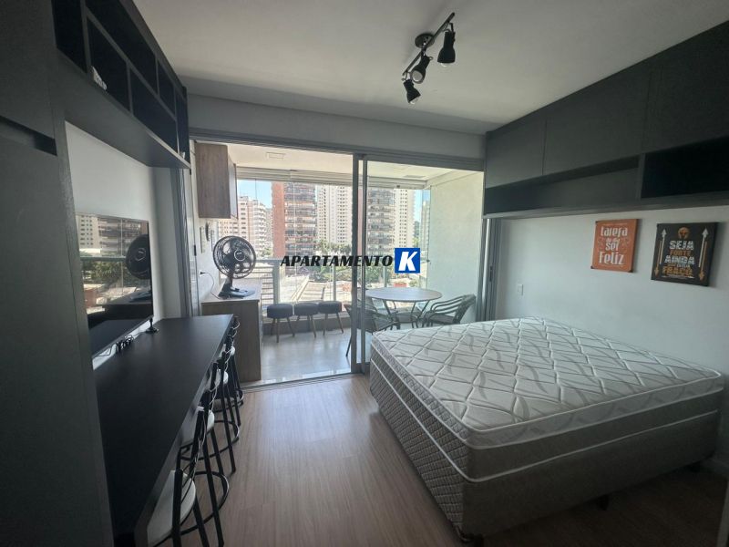 Stúdio MOBILIADO - LOCAÇÃO - 29m²,  100% MOBILIADO - TV, Geladeira, cama, Decorado, Ar Condicionado- Melhor preço - Patteo Bosque Maia, Guarulhos SP